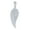 Sterling Silver, variant on Sterling Silver Mens Cubic-Zirconia Angel Wing Angle Charm Pendant
