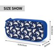 thumbnail image 4 of Goofa Angry Shark Pattern Big Capacity Pencil Pen Case Office College Large Storage High Capacity Bag Pouch Holder Box Organizer, 4 of 9
