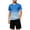 Light Blue, variant on Boys Active Outfit Sets- Kids Clothes Quick Dry Short Sleeve Summer Basketball Tees and shorts Red Size 7-8 Years