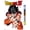 Premium Poster & Clip Bundle, variant on Dragon Ball Z - Goku Feature Series Wall Poster, 22.375" x 34"