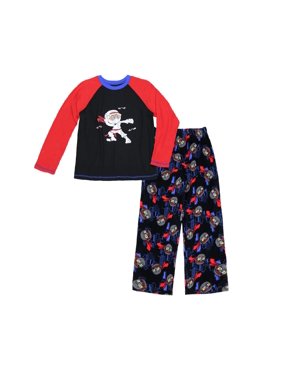 Boy's Ninja Graphic 2 piece Sleepwear Set