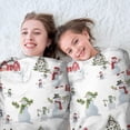 thumbnail image 5 of White Christmas Snowman Pattern Round Blanket,Comfortable Soft Flannel Throw Blanket,All Season,Warm Lightweight Blankets for Sofa Bed Couch Living Room Chair 47"x47", 5 of 5