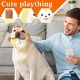 thumbnail image 6 of Squeaky Latex Dog Toys Funny Fruit Animal Design, Interactive Chew Toy for Puppies Small Medium Dogs, Pet Toy for Play Training, Easter Gifts Valentines Day Gifts, Yellow, 6 of 7