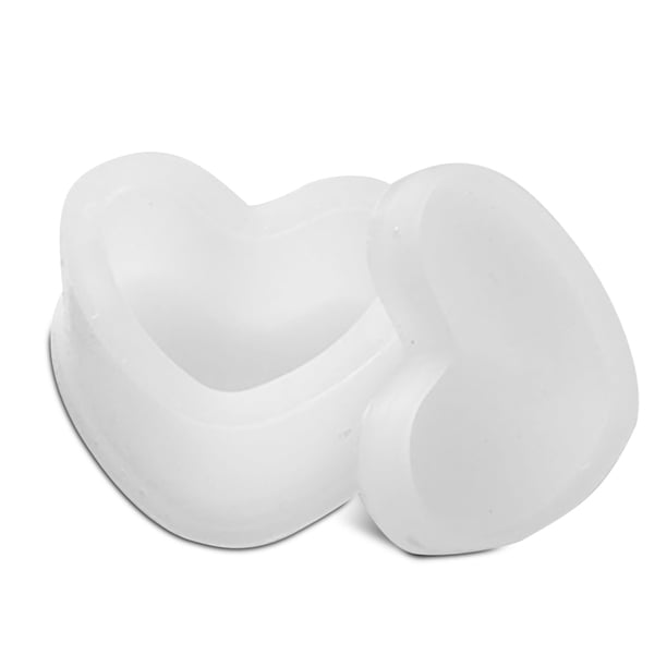 Molde de caja de almacenamiento hecho a mano, molde de silicona portátil DIY, moldes de contenedor Flexible suave, adorno para el hogar para yeso, arcilla, forma de corazón Inevent HA010333-04