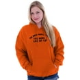 thumbnail image 4 of The More I Like My Cat Introvert Joke Unisex Plus Fleece Graphic Hoodie Brisco Brands 4X, 4 of 6
