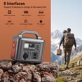 thumbnail image 5 of SBAOH 600W Power Station,538.7Wh 145600mAh Solar Generator for Outdoor Camping, Home Backup,Power Outages,(No Solar Panel), 5 of 9
