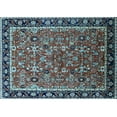 thumbnail image 1 of Ahgly Company Indoor Rectangle Oriental Light Blue Industrial Area Rugs, 8' x 12', 1 of 4
