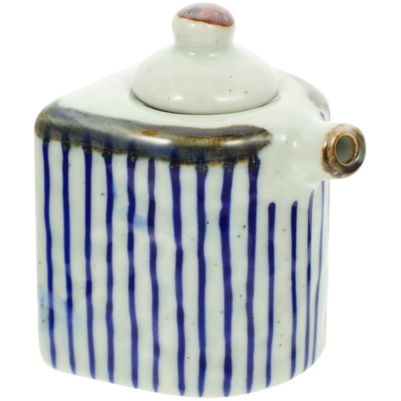 Soy Sauce Pot Vinegar Ceramic Dispenser Cooking Oil Coffee Syrup Mini Bottles Baby