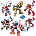 thumbnail image 3 of Treingi 2024 Disney Avengers Combat SpiderMan Mech Armor Robot Titan Kits de bloques de construcción Ladrillos Modelo de película clásica Niños Niño Regalo Juguetes, 3 of 5