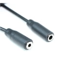 thumbnail image 2 of 6 inch Adapter Cable: MONO (TS) 3.5mm FEMALE to 2.5mm FEMALE, 2 of 2