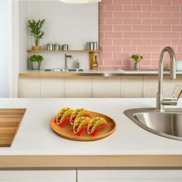 Milisten 12Ud Soporte Para Tacos Y Burritos Ajustable Para Cocina Con Material Resistente Y Portátil