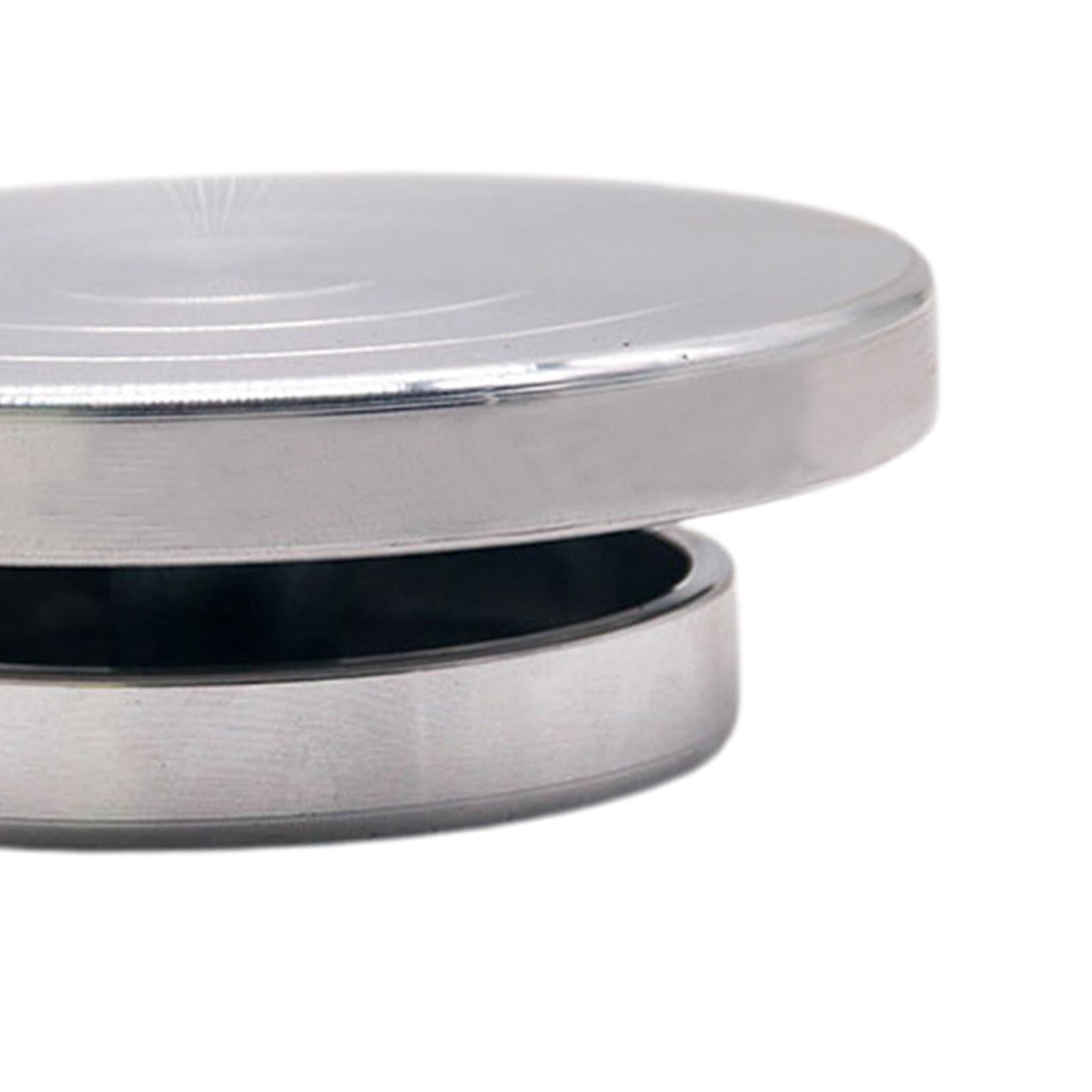 GUOOL Wheel Turntable Pottery Revolving Turn Table Crafting Platform Cake Decorating for Model Crafts Supplies , 11cm