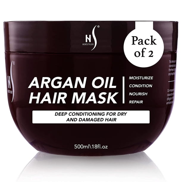 Herstyler Deep Conditioning Argan Oil Hair Mask, 500 Ml. / 18 Fl. Oz