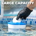 thumbnail image 5 of XtremepowerUS 3" Floating Tablet Chlorine Dispenser 2 Pack, 3-lb Capacity (2) Chemical Dispenser Swimming Pool Spa Floating Chlorine Dispenser, 5 of 8