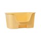 thumbnail image 1 of Cajas de arena para gatos de lados altos Inodoro abierto para gatos Recipiente grande para arena para gatos para interiores Amarillo sin rueda, 1 of 8