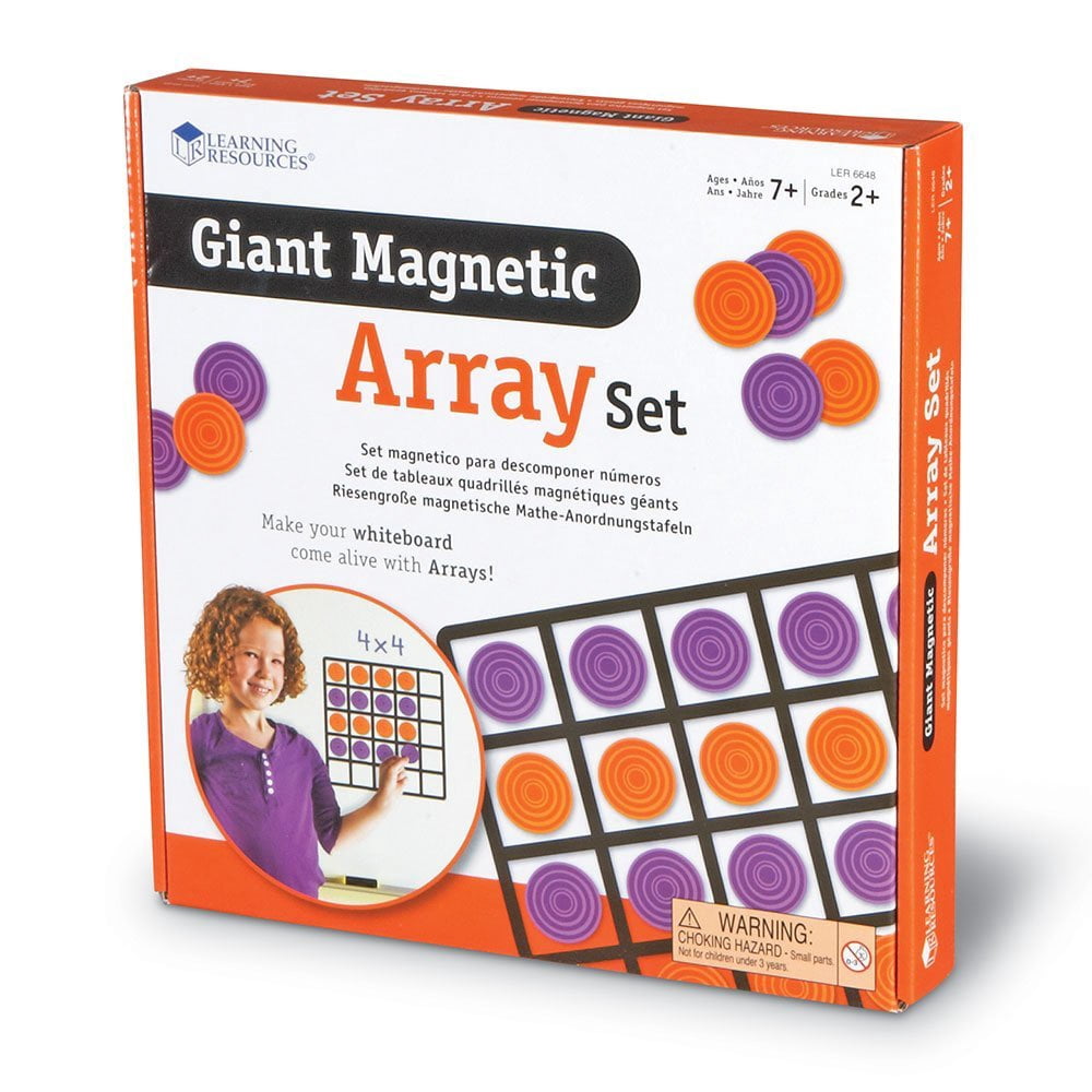 Learning Resources, LRN6648, Giant Magnetic Array Set, 1 / Set