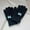 Black, variant on Sunvit-Panties Unisex Winter Knitted Gloves - Warm Cotton with Bowknot Detail, One Size Fits Most Khaki Gloves for Cold Weather Daily Wear,Size Free Size