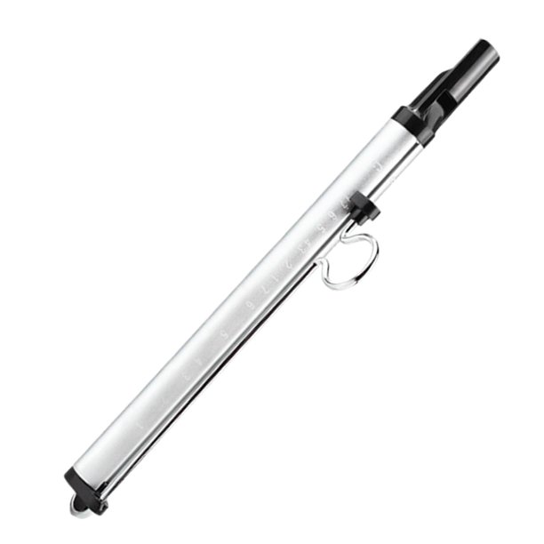 Silbato deslizante de juguete, flauta de soplado, flauta piccolo, diapositiva, fácil afinación, clásico musical Plata