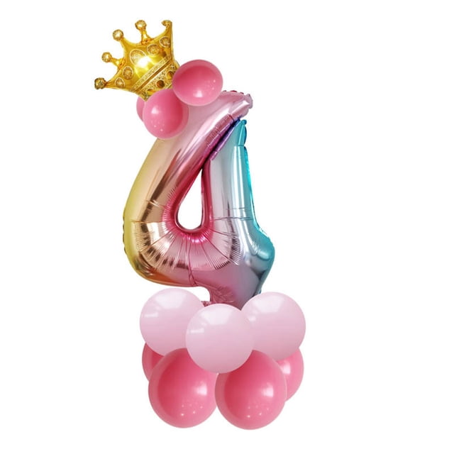 onlyliua Liquidación de Rebajas de Hoy Globos de Bricolaje Decoración de Fiesta Globos de Aluminio para Fiesta de Cumpleaños 32 Pulgadas Digital