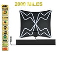 thumbnail image 2 of Indoor TV Antenna Amplified HDTV Antenna 2000 Miles Long Range, 2 of 9