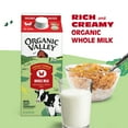 thumbnail image 2 of Organic Valley Organic Whole Vitamin D Milk, Half Gallon, 64 fl oz, 2 of 14