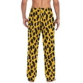 thumbnail image 2 of Men's Sleep Pants Lightweight Pjs Sleepwear Comfortable Lounge Pants Bottom Pants with Pocket Leopard Print, 2 of 7