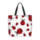 thumbnail image 1 of Disketp Fly Flying Ladybug Bolsa Tote de Lona para Mujer, Bolso de Hombro y Cruzado con Cierre de Cremallera, 1 of 7