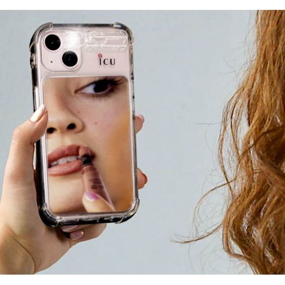 ICU Designs iPhone 13 Clear Cell Phone Case with Mirror