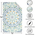 thumbnail image 3 of Kitchen Towels Hand Drawn Mandala Pattern Pattern Cleaning Towel Absorbent Hand Towels Tea Towels for Home Restaurant Dish Clean 28" x 18", 4PCS, 3 of 7