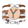 thumbnail image 1 of Y Alphabet Orange Fruit Cute Pattern Bracelet Love Chain Rope Ornament Wristband, 1 of 3