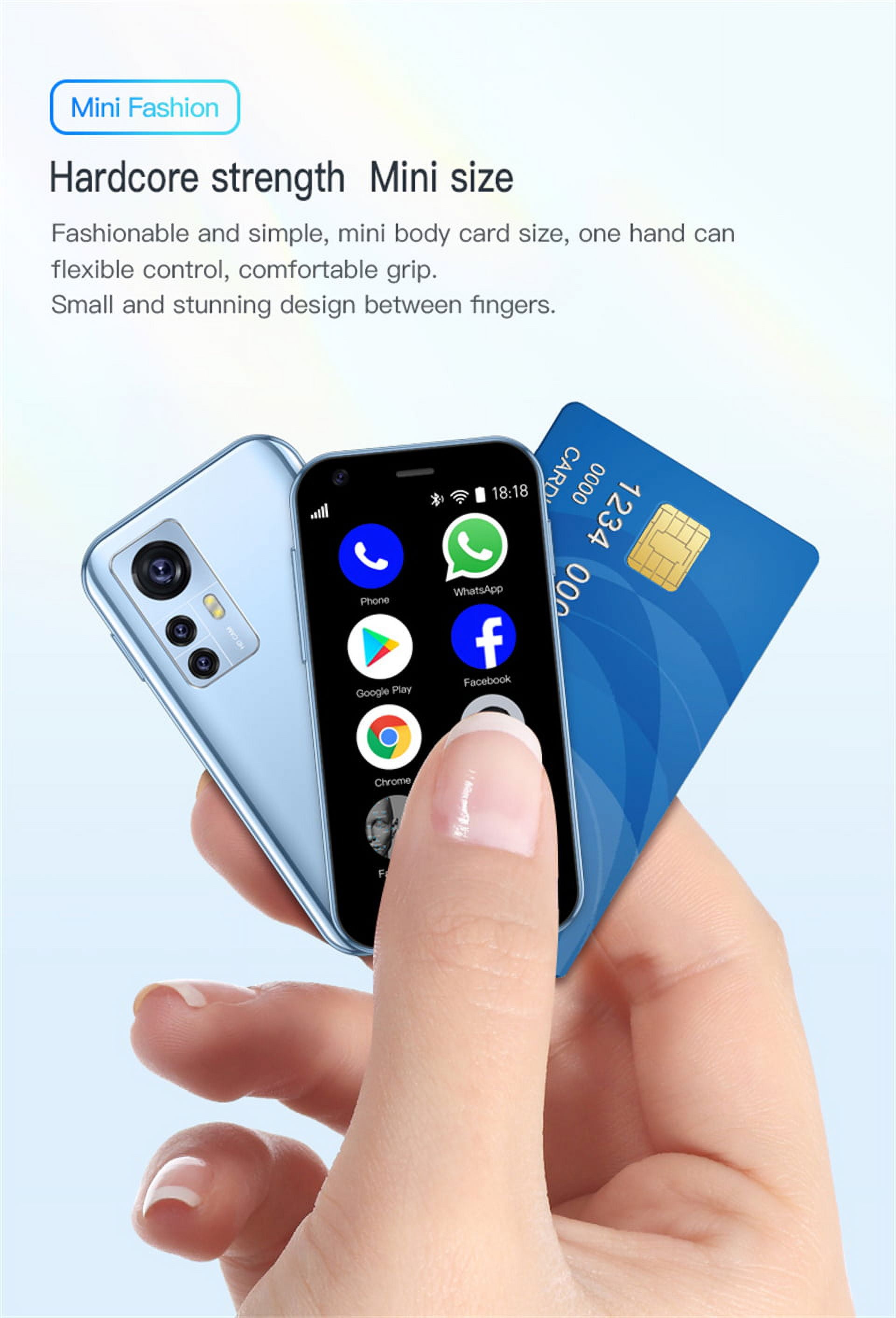 SOYES D18 2.5 Inches Display Mini Android Smartphone 2MP Rear Camera Dual SIM 3G Network Small Mobile Phone