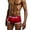 Red, variant on HUPOM Men'S Underwear Underwear For Men Pack Medium waist Comfort Waist Solid Briefs Navy XL