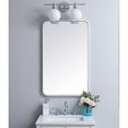 thumbnail image 2 of Elegant Lighting MR802236WH 22 x 36 in. Soft Corner Metal Rectangular Mirror, White, 2 of 6