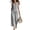 Gray, variant on Linen-Blend Sleeveless Tank Top & Wide Leg Pants Two Piece Set for Women, Square Neck Loose Fit Palazzo Lounge Outfit - Solid Color Summer Casual Co-ord White L