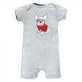 thumbnail image 3 of Hudson Baby Infant Boy Cotton Rompers, Boy Whimsical Dog, 0-3 Months, 3 of 5