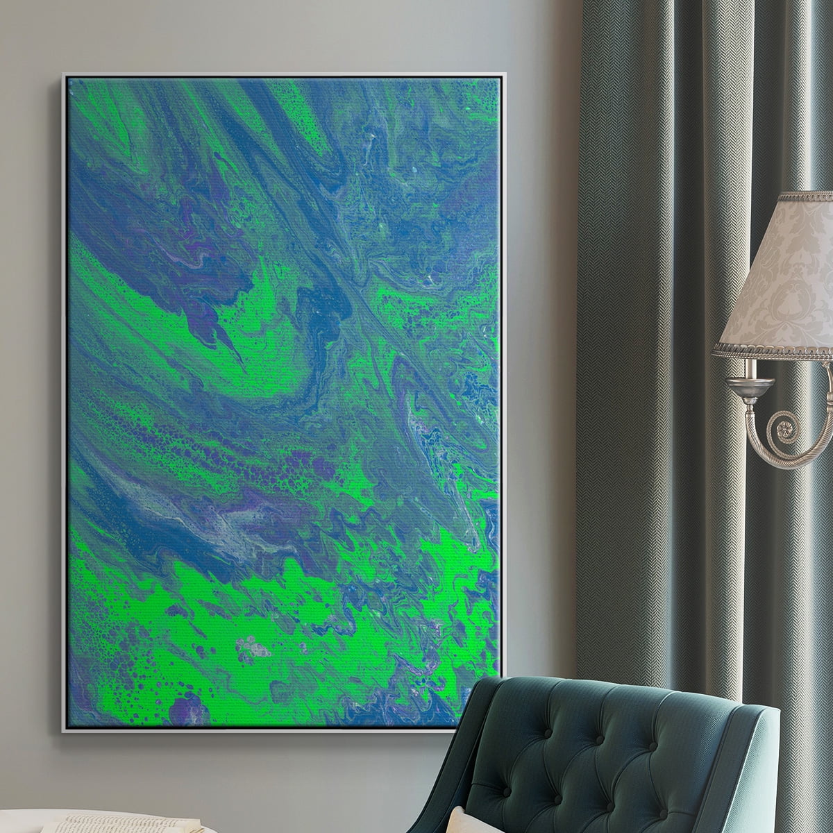 M93 Framed Premium Gallery Wrapped Canvas - Ready to Hang - 17 x 25 - White Floating Frame