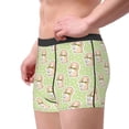 thumbnail image 3 of Kdxio Men's Boxer Briefs with Rabbit With Tie Print - Comfortable and Breathable Underwear for Everyday Wear, 3 of 7