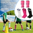 thumbnail image 2 of Hengguang 4 Pcs Soccer Shin Guards Set for Kids - Youth Protective Pads with 3 Pairs Socks, Lightweight Breathable Gear for Boys & Girls Ages 6-14, 2 of 7