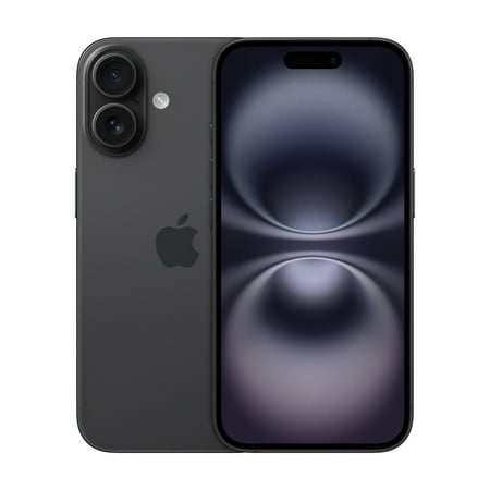 T-Mobile iPhone 16 128GB Black. Apple Intelligence.