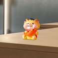 thumbnail image 6 of Tongina Chinese New Year Dragon Figurine Animals Sculpture Car Dashboard Decoration Desktop Collection Wealth Ornament for Restaurant C, 6 of 8