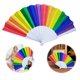 thumbnail image 5 of Abanico Baile Colorido Ventilador Portátil Mano 6 Uds. Accesorios Rave Arcoíris, 5 of 9