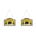 thumbnail image 3 of Moyic Letrero colgante de puerta de Navidad, colgador de pared feliz de , ventana, oso, accesorios de decoración, colgante para jardín, Tipo 6 2Conjunto, 3 of 6