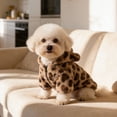 thumbnail image 3 of Winter Warmth Coat for Small and French Leopard Pattern Jacket for Winter Weather, 3 of 6