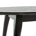 thumbnail image 4 of Elle Decor Clemintine Mid-Century Modern Living Room Furniture Collection, Oval Coffee Table, French Black, 4 of 9
