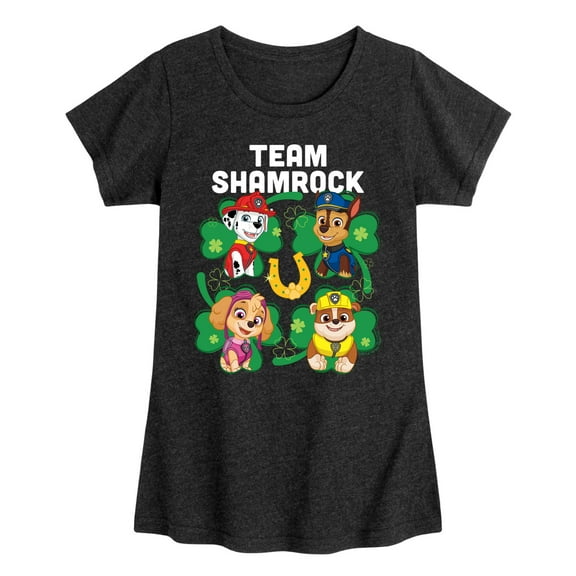 Nickelodeon - Paw Patrol - St. Patrick's Day - Team Shamrock - Toddler And Youth Girls Short Sleeve Graphic T-Shirt