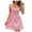 Pink Womens Summer Dress, variant on USSUMA Sun Dresses Women Casual Sleeveless Bohemian Aline Swing Short Summer Dresses Daisy Print Flowy Sundress for Women Beach Vacation Square Neck Mini Women's Shirt Dress