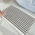 thumbnail image 3 of 40x60cm Stripe Area Rug Soft Modern Striped Rug Easy Clean Decorative Floor Mat for Living Room Bedroom, 3 of 3