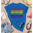 thumbnail image 3 of S4E Women's Pride Flag Life Harmony Spirit T-Shirt X-Large Royal Blue, 3 of 4