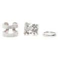 thumbnail image 1 of ziyahi 3pcs Hollow Cut Leaves Knuckle Midi Finger joint Set Rings For Women, 1 of 2