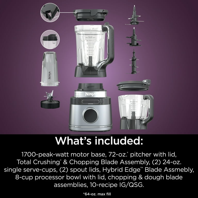 Free Shipping! Ninja Power Kitchen System Blender Processor with
